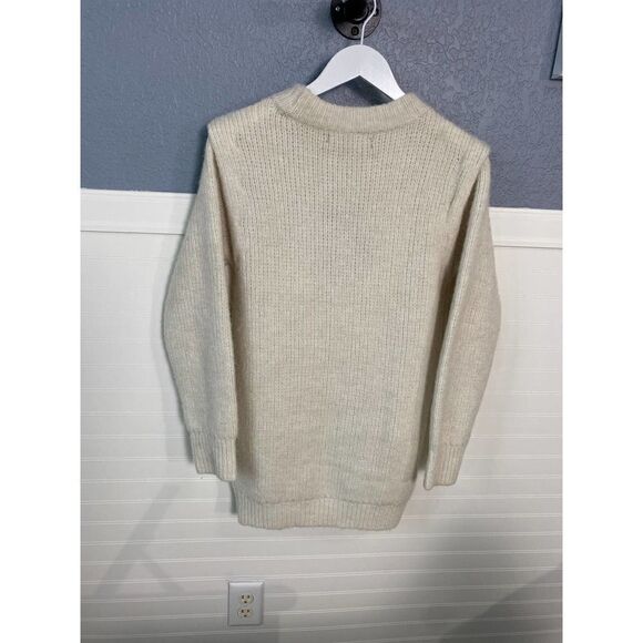 Vero Moda Daisy Shoulder White Knit Long Sleeve Sweater - Picture 6 of 11